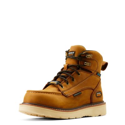 Ariat Women's Rebar Wedge Waterproof Moc Composite Toe Work Boots