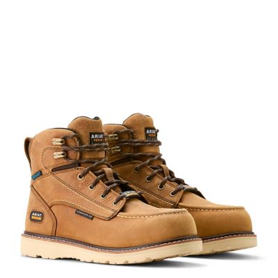 Image showing 3 th Ariat Women's Rebar Wedge Waterproof Moc Composite Toe Work Boots