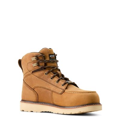 Image showing  Women's Rebar Wedge Waterproof Moc Composite Toe Work Boots