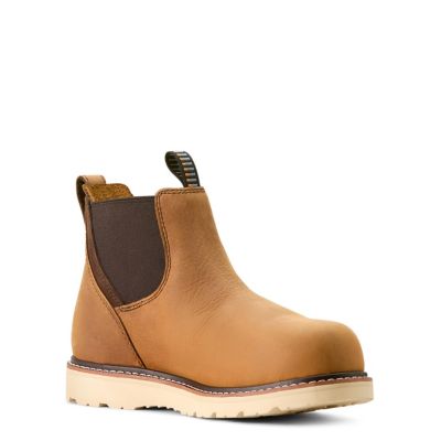 Image showing 2 th Ariat Women's Rebar Wedge Chelsea Waterproof Composite Toe Work Boot