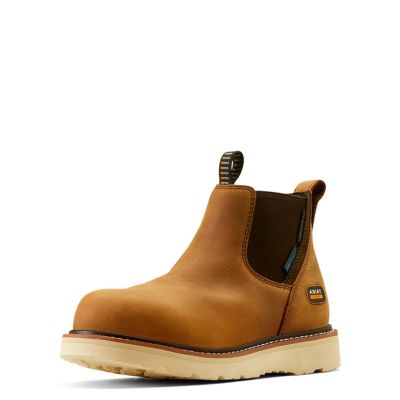 Ariat Women's Rebar Wedge Chelsea Waterproof Composite Toe Work Boot