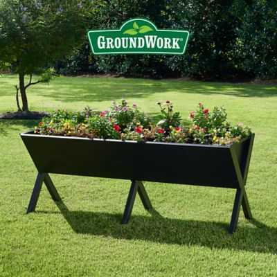 Image showing  7.8 cu. ft. All-Steel Elevated Planter, 72 in.