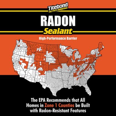Image showing  Radon Sealant Concrete Gray - 10.1 Oz. (12 Pack)