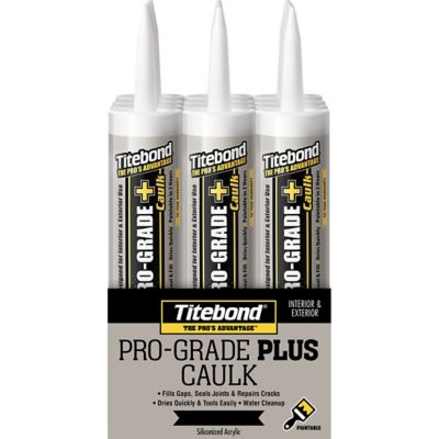 Titebond Pro-Grade Plus Caulk Slate Gray - 10.1 Oz. (12 Pack)