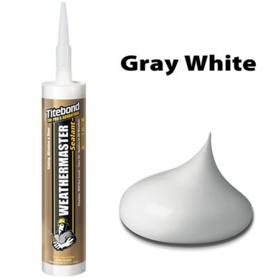 Image showing  WeatherMaster Sealant Gray White - 9.5 oz. (12 Pack)
