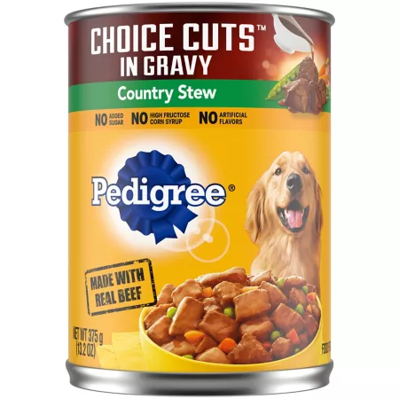 Pedigree Adult Choice Cuts Country Stew in Gravy Wet Dog Food 13 oz. Wet Dog Food