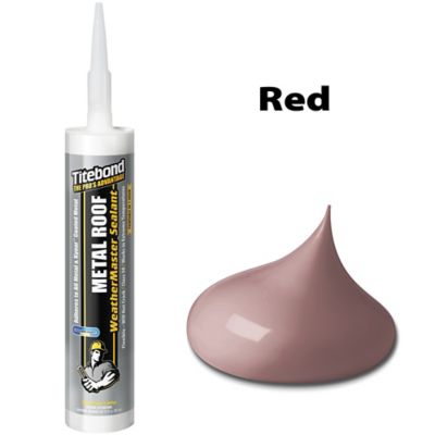 Image showing  9.5 oz. WeatherMaster Red Metal Roof Sealant, 12 pk.