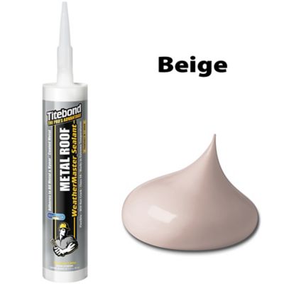 Image showing  9.5 oz. WeatherMaster Beige Metal Roof Sealant, 12 pk.