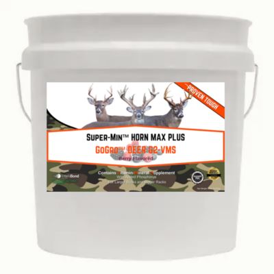 Super-Min Horn Max Plus GoGro Deer Mineral, 20 lb. Economy Pail