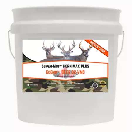 Super-Min Horn Max Plus GoGro Deer Mineral 20 lb Economy Bucket Game Attractants