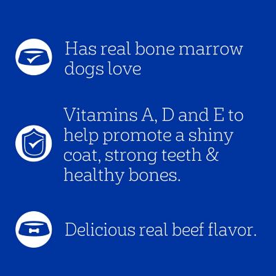 Image showing  Marrobone Beef Flavor Adult Crunchy Dog Biscuit Treats, 24 oz.