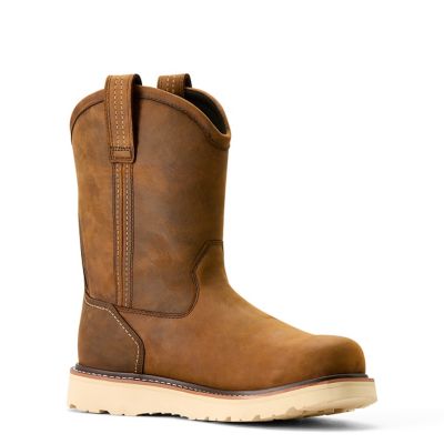 Image showing  Men's Rebar Wedge Pull-On Waterproof Soft Toe Work Boots