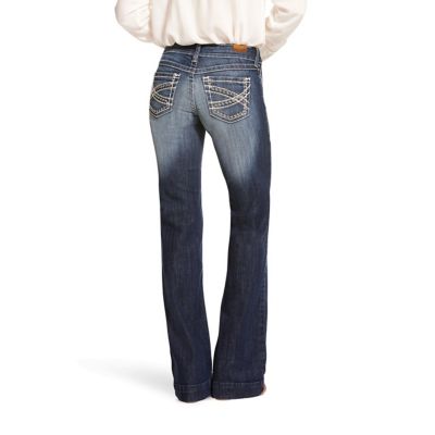 Ariat Women's Slim Fit Mid-Rise Entwined Trouser Jeans