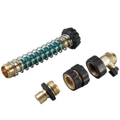 GroundWork 4 pc. Brass Hose Quick Connector Convenience Pack