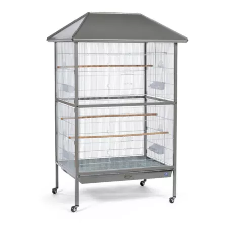 Prevue Pet Products Charming Aviary Flight Cage with Giant 5 1/2' Roof Pet Bird Cages