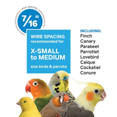 Image showing 6 th Prevue Pet Products 5-1/2 ft. Charming Aviary Flight Cage with Roof Jumbo