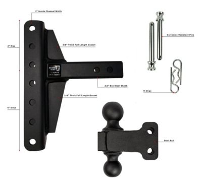 Image showing  BulletProof 2.0 in. Medium Duty 4 in. and 6 in. Offset Hitch
