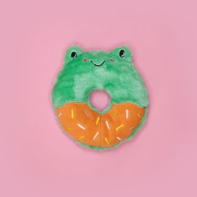 Image showing  Donutz Buddies Frog Dog Toy