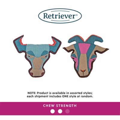 Image showing  Tough Canvas Animal Dog Toy, Assorted Styles