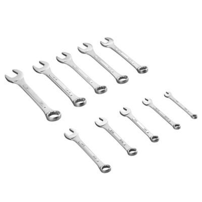 Image showing  Assorted SAE Combination Wrench Set with Pouch, 10 pc.
