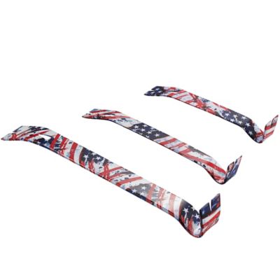 Image showing  3 pc. Flag Flat Pry Bar Set