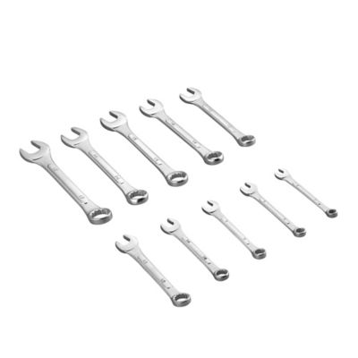 Image showing  Assorted Metric Combination Wrench Set with Pouch, 10 pc.