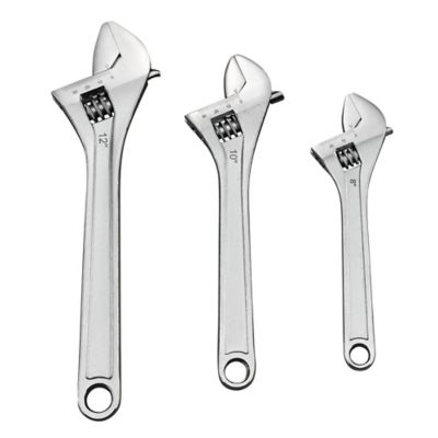 Image showing  SAE Adjustable Wrench Set, 3 pc.