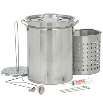 Bayou Classic 32 qt. Stainless Turkey Fryer with Basket