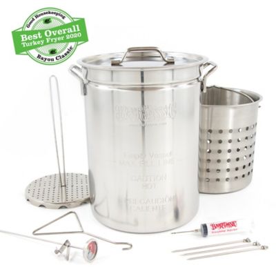 Image showing  32 qt. Stainless Turkey Fryer with Basket