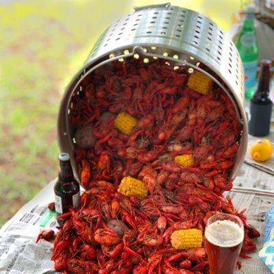 Image showing  82 qt. Stainless Bayou Boiler with Boil Basket