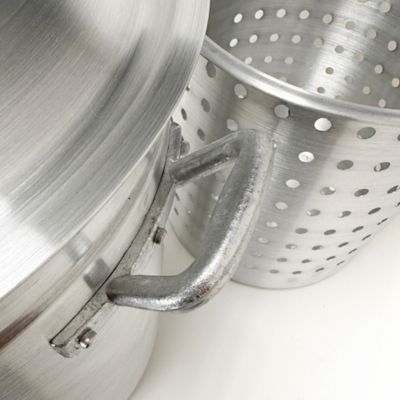 Image showing  60 qt. Aluminum Stockpot with Basket