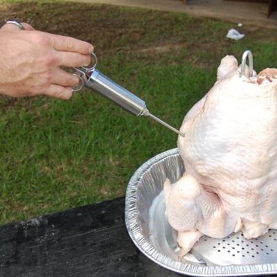 Image showing  2 oz. Stainless Seasoning Injector with 2 Needles