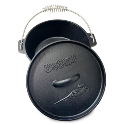 Bayou Classic 2 qt. Cast Iron Dutch Oven with Stainless Handle