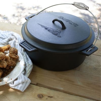 Image showing  10 qt. Cast Iron Chicken Fryer with Lid