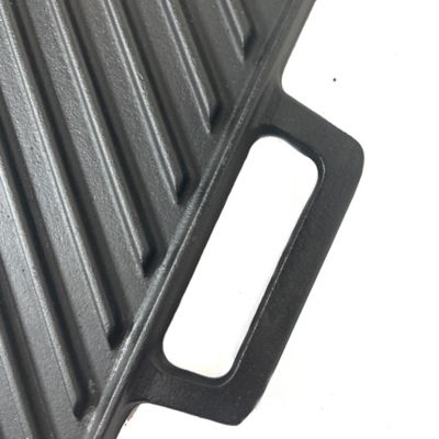 Image showing  28-in Cast Iron Reversible Rectangular Griddle
