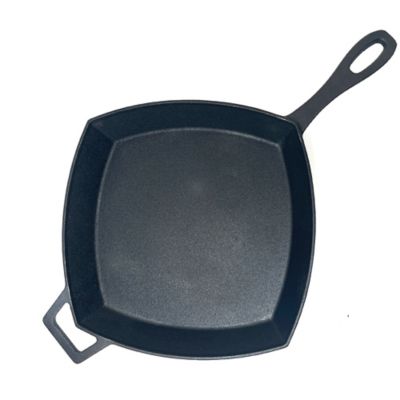 Bayou Classic 12 in. Square Cast Iron Skillet