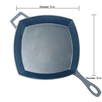 Image showing  12 in. Square Cast Iron Skillet