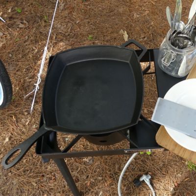 Image showing 5 th Bayou Classic 12 in. Square Cast Iron Skillet