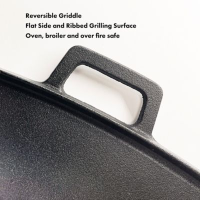 Image showing  10.5 in. Cast Iron Reversible Griddle