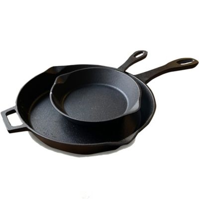 Bayou Classic 2 pc. Cast Iron Skillet Set 8 in. & 12 in.