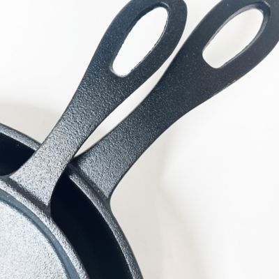 Image showing  2 pc. Cast Iron Skillet Set 8 in. & 10 in.