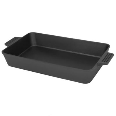 Bayou Classic 19.5 in. Cast Iron Rectangular Roasting Pan