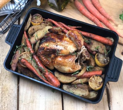 Image showing  Rectangular Cast Iron Cake Pan, 13 in. x 9 in.