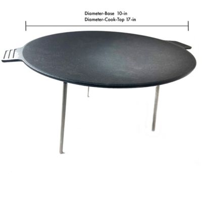 Image showing  17 in. Cast Iron Campfire Discada