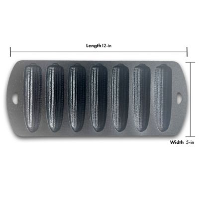 Image showing  12 in. Cast Iron Cornbread Pan