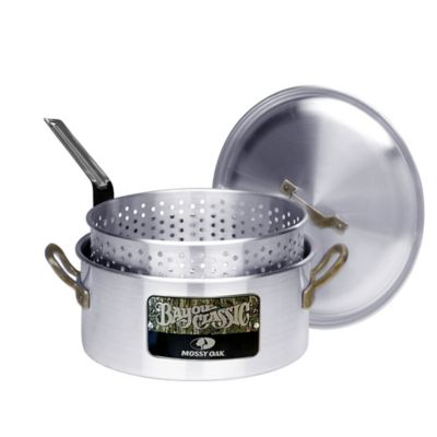 Bayou Classic Mossy Oak 14-qt Aluminum Fry Pot with Lid