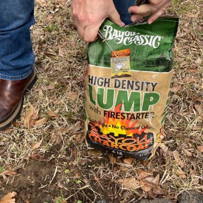 Image showing  6 lb. Bayou Lump Charcoal with Firestarter