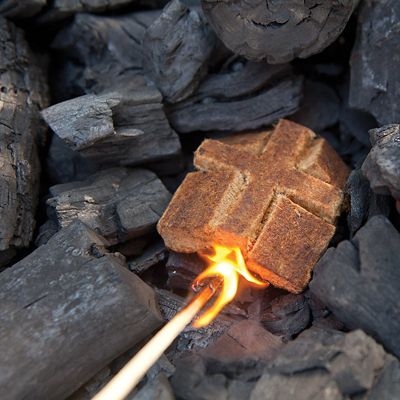 Image showing  6 lb. Bayou Lump Charcoal with Firestarter