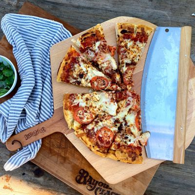 Image showing  2 pc. Pizza Cutter and Peel Set