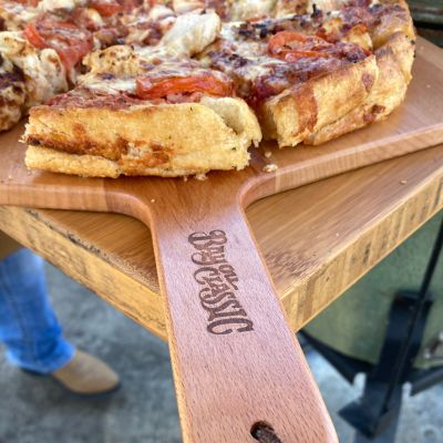 Image showing  2 pc. Pizza Cutter and Peel Set